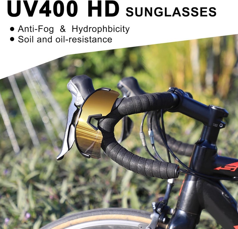 BangLong Polarized Sports Sunglasses for Men Women - UV Protection Sun Glasses for Running Baseball Cycling Bike Fishing - Image 3